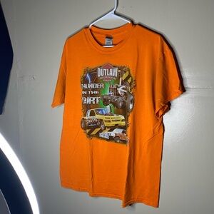 Thunder in the Dirt Bright Orange Tee